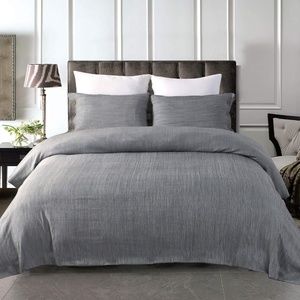 NIB DUVET SET MICROFIBER ZIPPER CLOSURE